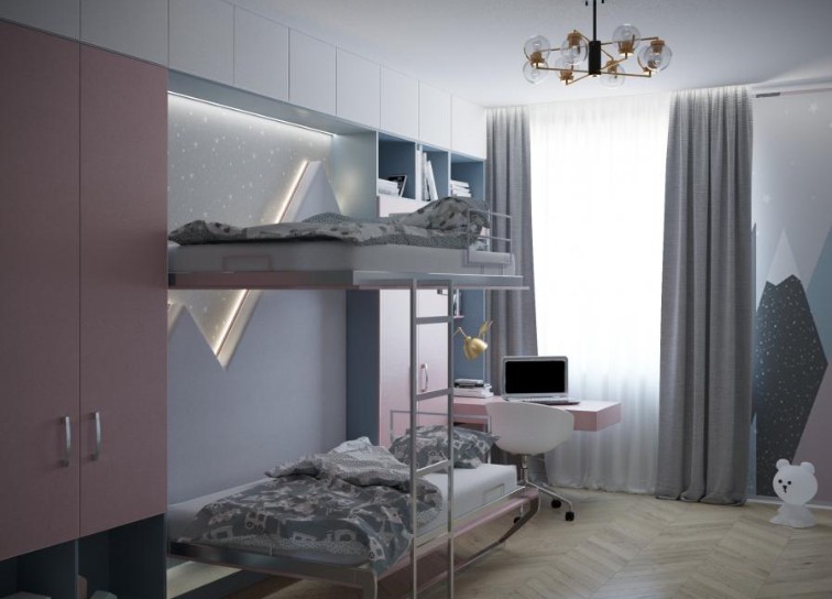 Двухъярусные диваны-кровати трансформеры для подростков: красиво, практично, безопасно